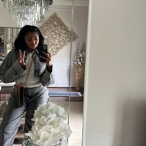 PLT MATCHING CROPPED JACKET AND STACKED BOTTOMS